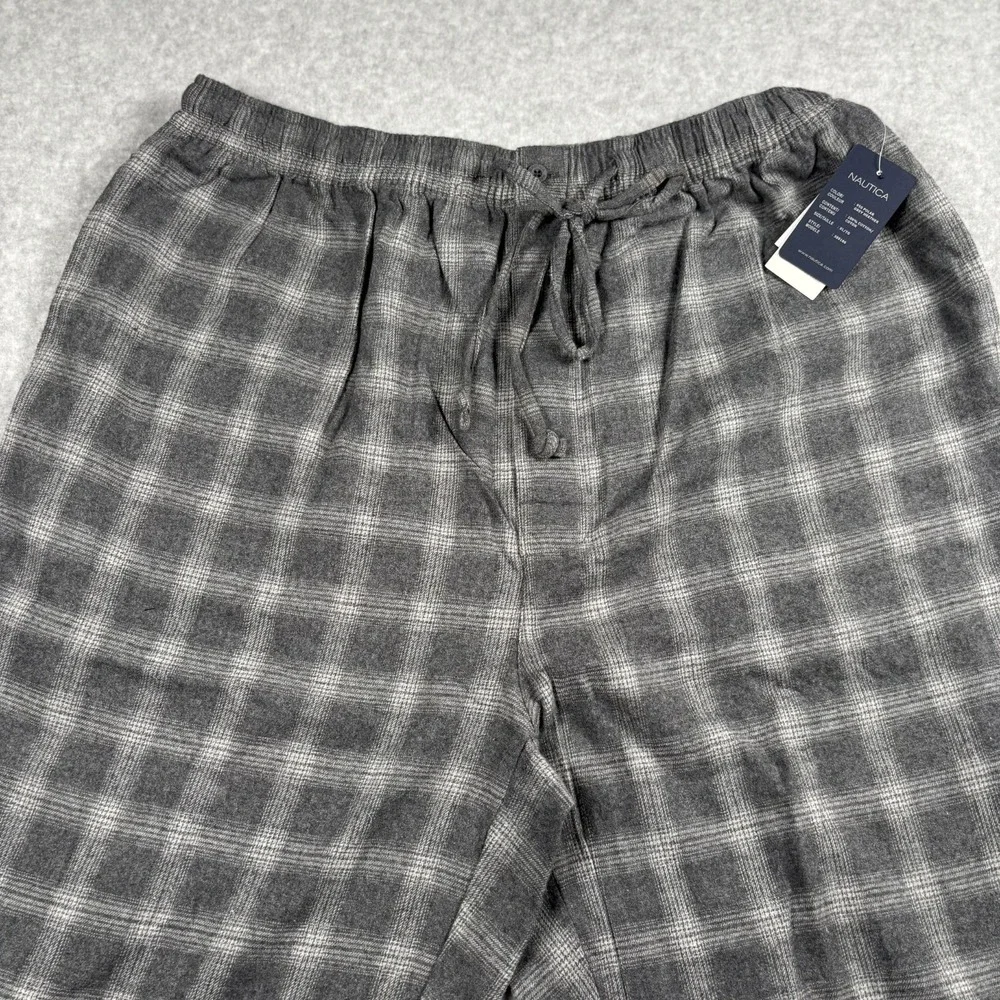 Nautica Pajama Pants Mens XLT Plaid Sleepwear Super Soft Lot of 2